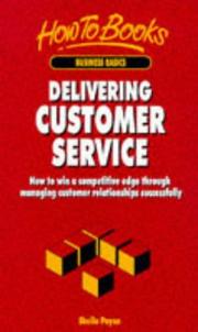 Cover of: Delivering Customer Service