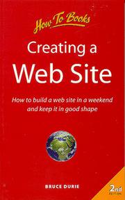 Creating a Web Site by Bruce Durie