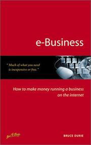 E-business : how to make money running a business on the Internet