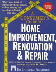 Cover of: A consumer's guide to home improvement, renovation, and repair