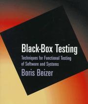 Cover of: Black-box testing: techniques for functional testing of software and systems