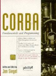 Cover of: CORBA fundamentals and programming by Jon Siegel