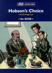 Hobson's choice, Harold Brighouse