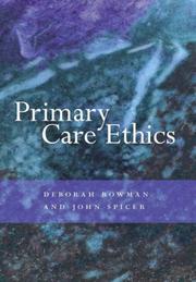 Cover of: Primary Care Ethics