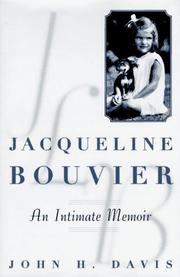 Cover of: Jacqueline Bouvier: an intimate memoir