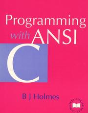 Programming with ANSI C