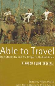Cover of: Able to Travel: The Rough Guide, First Edition (Rough Guides)