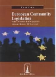 European Community legislation