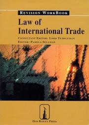 Law of international trade : revision workbook