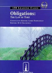 Obligations: the law of tort