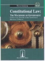 Constitutional law : the machinery of government