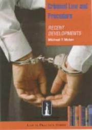 Criminal law and procedure : recent developments