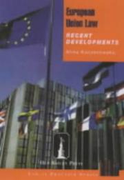 European Union law : recent developments