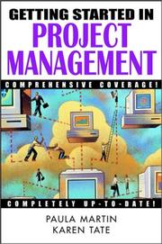 Cover of: Getting Started in Project Management (Getting Started In.....)