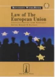 Law of the European Union. Revision workbook