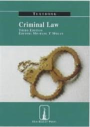 Criminal law. Textbook