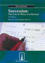 Succession : the law of wills and estates. Textbook