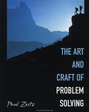 The Art and Craft of Problem Solving by Paul Zeitz, Paul Zeitz