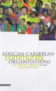 African-Caribbean community organisations : the search for individual and group identity