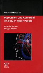 Clinician's manual on depression and comorbid anxiety in older people