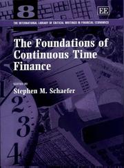 The foundations of continuous time finance