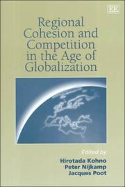 Cover of: Regional Cohesion and Competition in the Age of Globilization