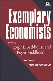 Cover of: Exemplary Economists by 