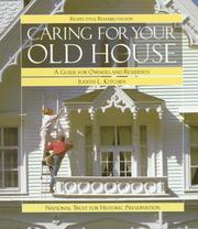 Cover of: Caring for your old house