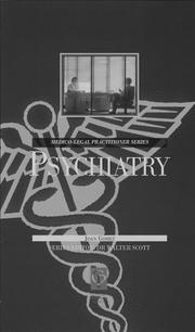Cover of: Psychiatry For Lawyers (Medico-Legal Practitioner Series)