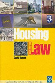 Cover of: Housing Law