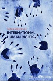Cover of: Text and Materials on International Human Rights (New Title)