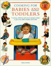 Cover of: Cooking for Babies and Toddlers