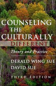 Counseling the culturally different : theory and practice