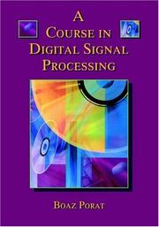 Cover of: A course in digital signal processing by Boaz Porat