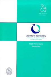 Visions of tomorrow : improving the quality of life through technology, 7-8 July