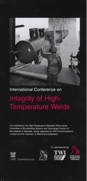 International conference on integrity of high-temperature welds