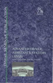 Advanced Driver Assistance Systems (ADAS): Vehicle Control for the Future (IMechE Seminar Publications) by IMechE (Institution of Mechanical Engineers)