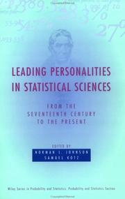 Leading personalities in statistical sciences : from the seventeenth century to the present