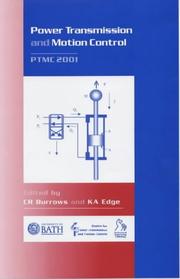 Bath Workshop on Power Transmission and Motion Control (PTMC 2001)