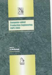 18th International Conference on Computer-aided Production Engineering (CAPE 2003)