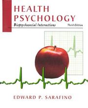 Cover of: Health psychology by Edward P. Sarafino