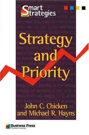 Cover of: Strategy and Priority