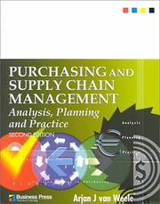 Purchasing and supply chain management : analysis, planning and practice