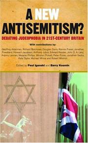 Cover of: The New Antisemitism?: Debating Judeophobia in the 21st Century