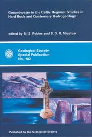 Groundwater in the Celtic regions : studies in hard-rock and quaternary hydrogeology