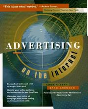 Cover of: Advertising on the Internet