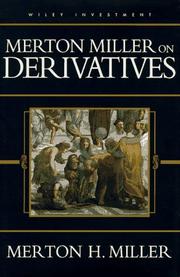 Cover of: Merton Miller on derivatives