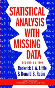 Statistical analysis with missing data by Roderick J. A. Little