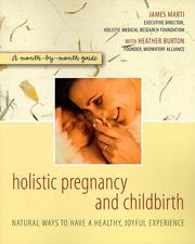 Cover of: Holistic pregnancy and childbirth