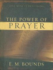 Cover of: The Power of Prayer (One-Minute Devotions)